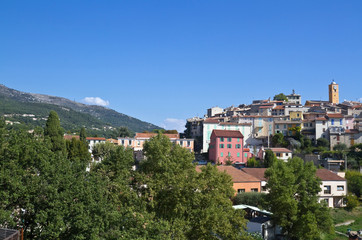 Obraz premium Blick auf Gattières