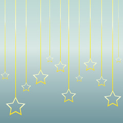 Elegant Christmas background with stars