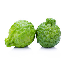Bergamot fruit on white background