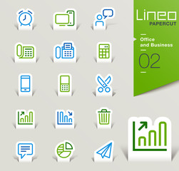 Lineo Papercut - Office and Business outline icons