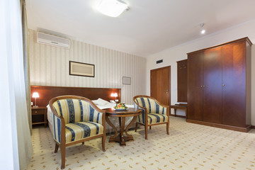 Interior of a hotel apartment