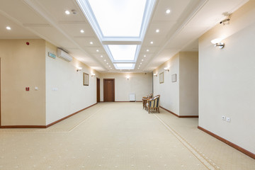 Fototapeta na wymiar Interior of a hotel corridor