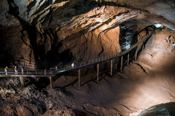 the temple new Athos with remarkable caves