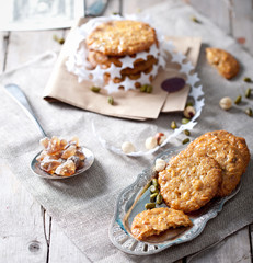 Caramel florentine cookies.Chistmas present.