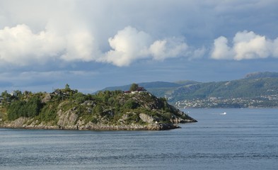 Naklejka premium Norwegen, Noden, Inseln, 