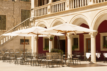 Fototapeta premium open air cafe