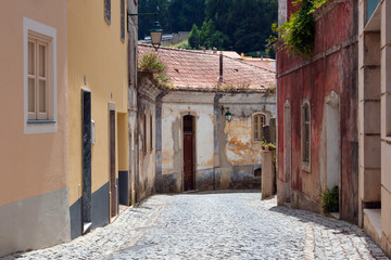 Fototapeta na wymiar Street in Monchique, Algarve, Portugal.