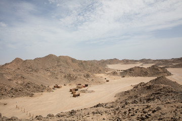 Fototapeta na wymiar Desert nature in egypt travel