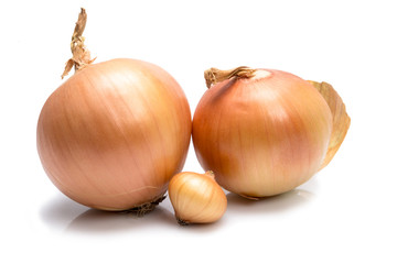 Fototapeta premium Onions isolated on white background