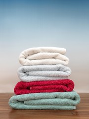 Fototapeta na wymiar Bath Towels