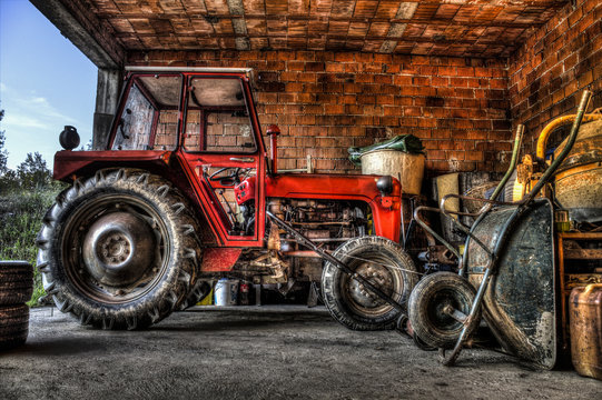 Old tractor