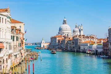 Fototapeten Schöner Himmel am Canal Grande in Venedig, Italien © orpheus26