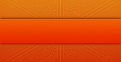 Bright orange background with blur