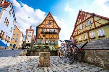 Fototapeta na wymiar Rothenburg, a UNESCO world heritage site in Germany