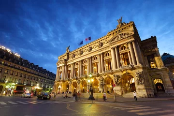 Foto op Plexiglas Theater Opera Garnier, Parijs, Frankrijk