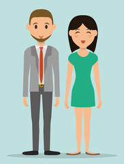 Young people cartoons