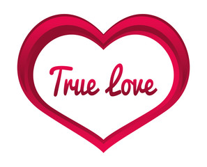 Love and hearts card