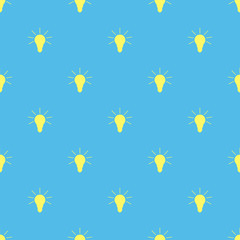 Seamless simple pattern of lamps .