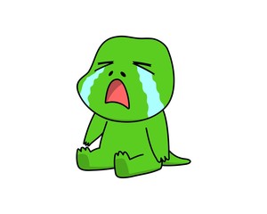  cute dino cry