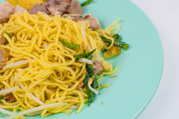 dried noodles Offal fried dumplings pig.and meat ball