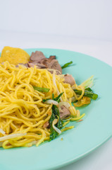 dried noodles Offal fried dumplings pig.and meat ball