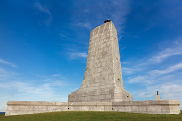 Wright brothers first flight memorial, NC, USA.