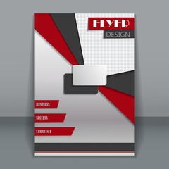 Vector flyer template for design 