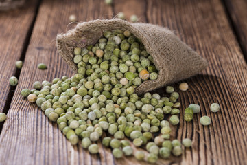 Dried green Peas