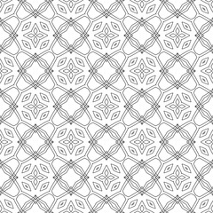 Vector Abstract Seamless Geometric Islamic Wallpaper. 