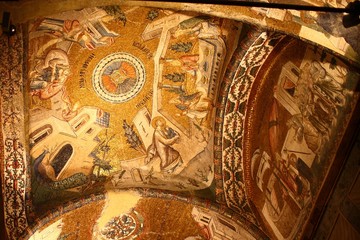 Famous Chora Church Museum in Istanbul Turkey