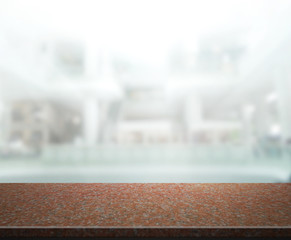 Wood Table Of Background in Office