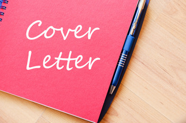 Cover letter text concept - 93296857