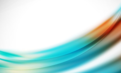 Colorful wave line, abstract background with light and shadow