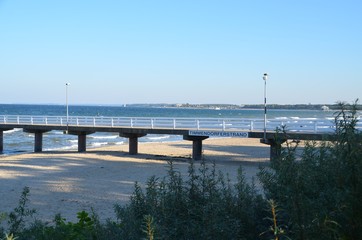 Fototapeta premium Seebrücke Timmendorfs Strand