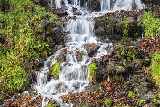 Wasserfall Gebirgsbach Wasser 
