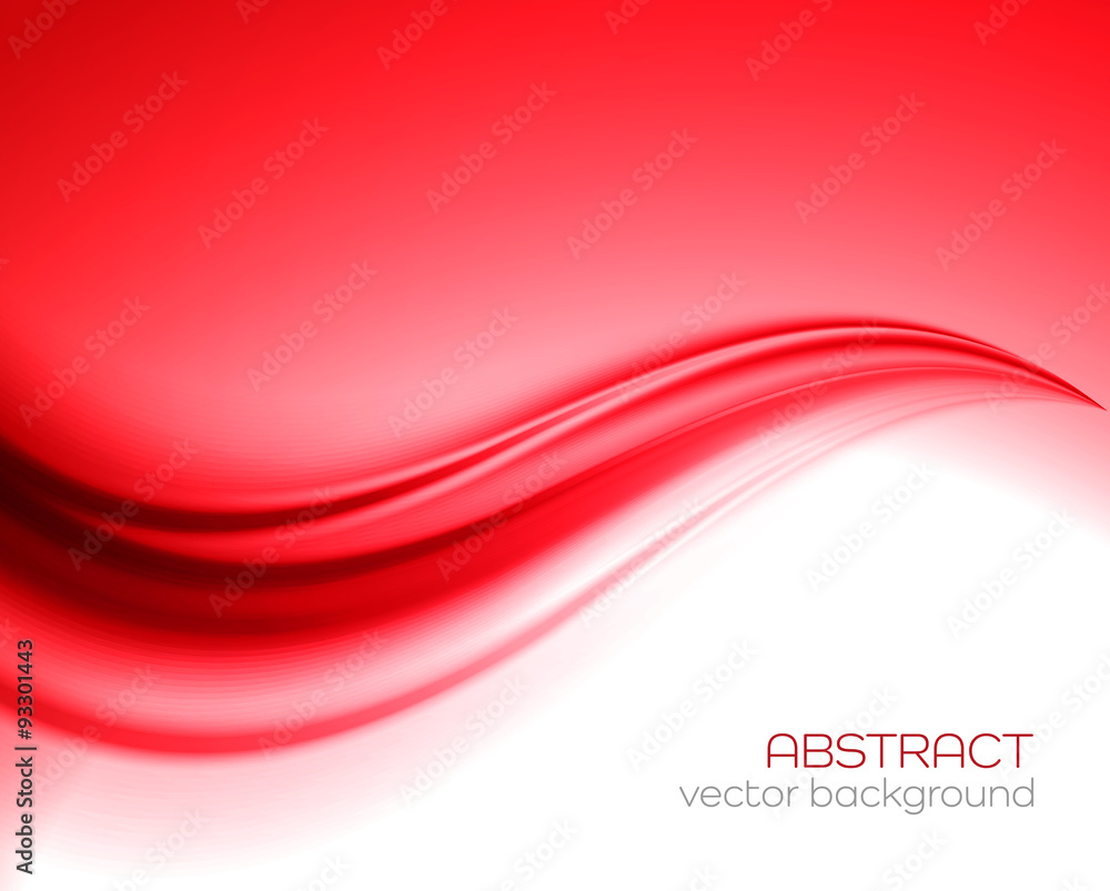 Poster vector red background