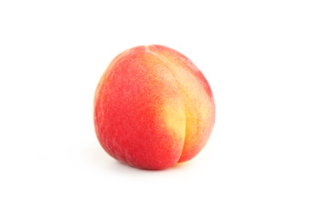 Fresh apricot isolated on a white