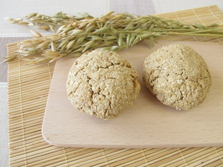 Homemade oats bread rolls