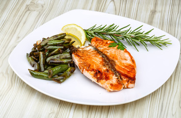 Salmon steak