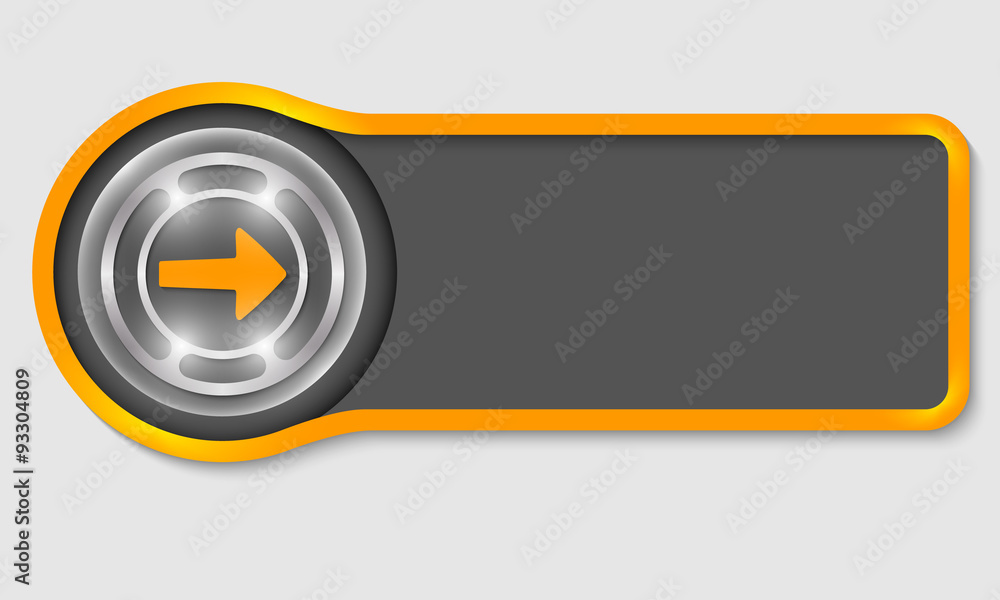 Poster abstract button for your white text and arrow
