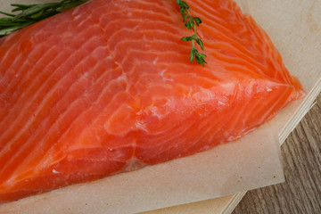 Salted salmon