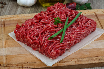 Minced beef meat
