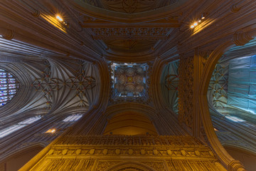 The inside of the tower of Canterbury Cathedral, A World Heritage Site