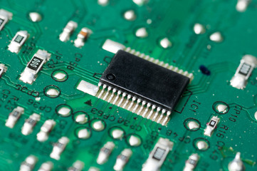 Electronic circuit for pattern and background.