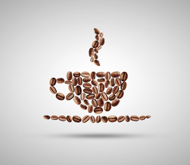 cup of coffee beans
