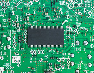 Electronic circuit for pattern and background.