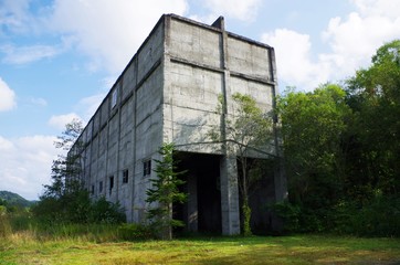 貯炭場の廃墟
