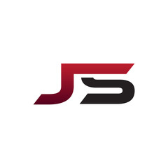 modern initial logo JS