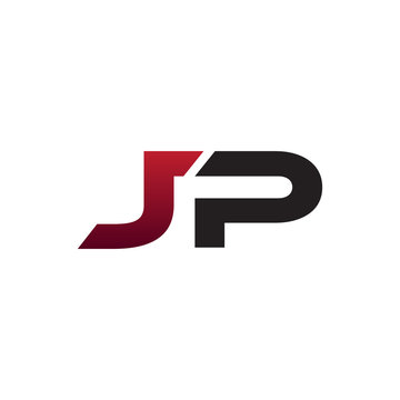 modern initial logo JP