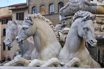 Firenze, la Fontana del Tritone